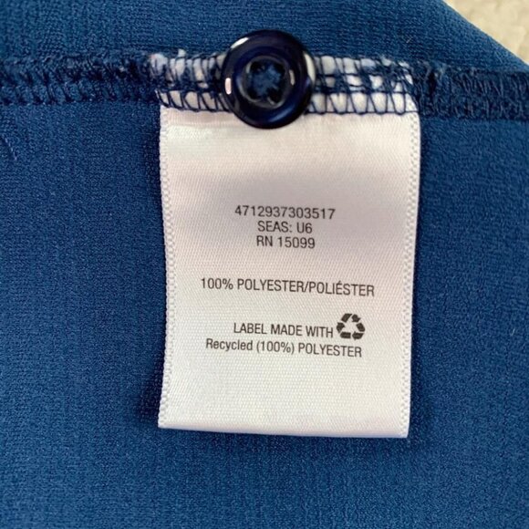 Men’s NordicTrack Polo Collar Blue Medium - Picture 7 of 7